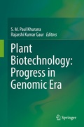 Cover: Plant Biotechnology: Progress in Genomic Era - Springer