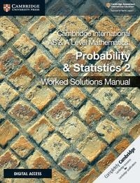 Enlarge image Cover: Cambridge International AS & A Level Mathematics Probability & Statistics 2 Worked Solutions Manual with Digital Access - Cambridge University Press