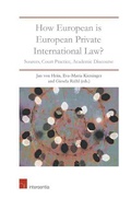 Cover: How European is European Private International Law - Intersentia Ltd