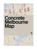 Cover: Concrete Melbourne Map - Blue Crow Media