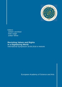 Enlarge image Cover: Revisiting Values and Rights in a Digitalising World - Wiener Verlag - Vienna Academic Press