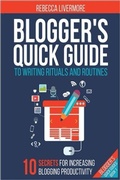 Cover: Blogger's Quick Guide to Writing Rituals and Routines (Bloggers Quick Guides, #1) - Bloggers Quick Guides