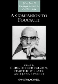 Enlarge image Cover: A Companion to Foucault - Wiley