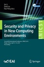 Cover: Security and Privacy in New Computing Environments - Springer