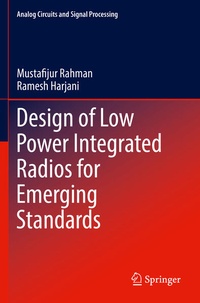 Enlarge image Cover: Design of Low Power Integrated Radios for Emerging Standards - Springer