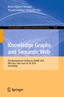 Cover: Knowledge Graphs and Semantic Web - Springer