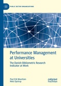 Cover: Performance Management at Universities - Palgrave Macmillan