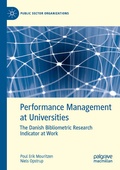 Cover: Performance Management at Universities - Palgrave Macmillan