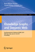 Cover: Knowledge Graphs and Semantic Web - Springer