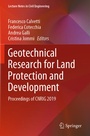 Cover: Geotechnical Research for Land Protection and Development - Springer