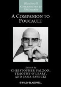 Cover: A Companion to Foucault - Wiley-Blackwell