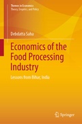 Cover: Economics of the Food Processing Industry - Springer