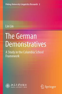 Enlarge image Cover: The German Demonstratives - Springer