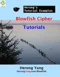 Cover: Blowfish Cipher Tutorials - Herong's Tutorial Examples - Lulu.com