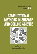Cover: Computational Methods in Surface and Colloid Science - CRC Press