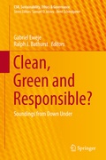 Cover: Clean, Green and Responsible? - Springer
