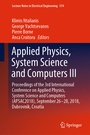 Cover: Applied Physics, System Science and Computers III - Springer