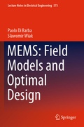 Cover: MEMS: Field Models and Optimal Design - Springer