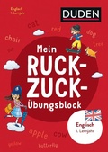 Cover: Mein Ruckzuck-&Uuml;bungsblock Englisch 1. Lernjahr - Duden