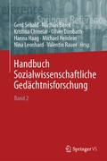 Cover: Handbuch Sozialwissenschaftliche Ged&auml;chtnisforschung - Springer VS