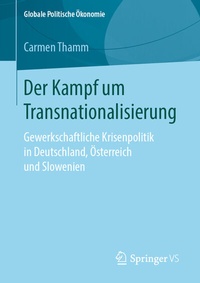 Abbildung von: Der Kampf um Transnationalisierung - Springer VS