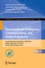 Cover: Computational Intelligence, Communications, and Business Analytics - Springer