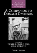 Cover: A Companion to Donald Davidson - Wiley-Blackwell