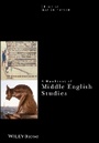 Cover: A Handbook of Middle English Studies - Wiley