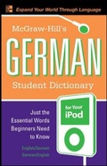 Cover: McGraw-Hill's German Student Dictionary for Your iPod (MP3 CD-ROM + Guide) - McGraw-Hill Professional