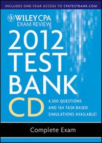 Abbildung von: Wiley CPA Exam Review 2012 Test Bank 1 Year Access, Complete Exam 1.1 - Wiley
