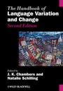 Cover: The Handbook of Language Variation and Change - Wiley-Blackwell