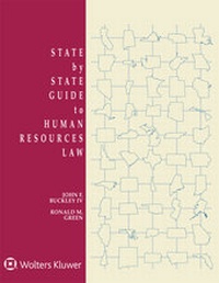 Enlarge image Cover: State by State Guide to Human Resources Law - Aspen Publishers