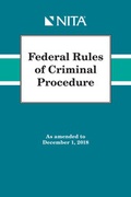 Abbildung von: Federal Rules of Criminal Procedure - Aspen Publishers