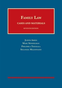 Abbildung von: Family Law - Foundation Press