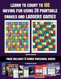 Cover: Numbers Workbook (Learn to count to 100 having fun using 20 printable snakes and ladders games) - Kindergarten Workbooks