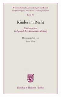 Abbildung von: Kinder im Recht. - Duncker & Humblot