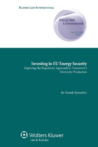 Abbildung von: Investing in EU Energy Security - Kluwer Law International