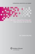 Cover: The Energy Charter Treaty - Kluwer Law International