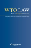 Cover: WTO Law - Kluwer Law International