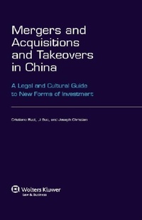 Abbildung von: Mergers and Acquisitions and Takeovers in China - Kluwer Law International