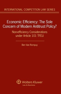 Abbildung von: Economic Efficiency - Kluwer Law International