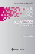 Cover: China-Africa Dispute Settlement - Kluwer Law International
