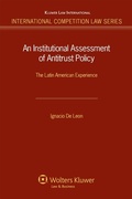 Cover: An Institutional Assessment of Antitrust Policy - Kluwer Law International