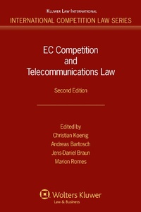 Abbildung von: EC Competition and Telecommunications Law - Kluwer Law International