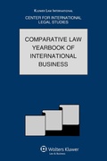 Cover: The Comparative Law Yearbook of International Business - Kluwer Law International