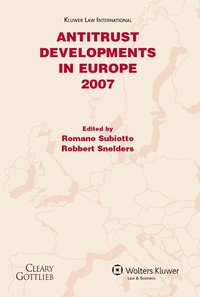 Abbildung von: Antitrust Developments In Europe - Kluwer Law International