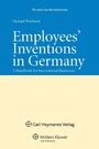 Cover: Employees' Inventions in Germany - Kluwer Law International