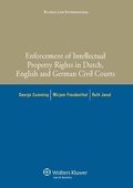 Cover: Enforcement of Intellectual Property Rights in Dutch, English and German Civil Procedure - Kluwer Law International