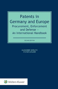 Abbildung von: Patents in Germany and Europe - Kluwer Law International