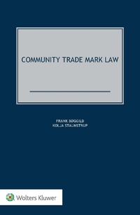 Abbildung von: Community Trade Mark Law - Kluwer Law International